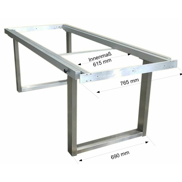 Kufen Tischgestell  L/B 120 cm ausziehbar auf 180  cm