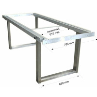 Kufen Tischgestell  L/B 120 cm ausziehbar auf 180  cm