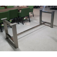 Tischgestell Edelstahll nach Maß 180x70x72 cm