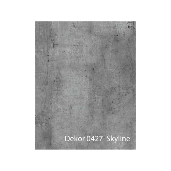 Gartenbank o. Lehne Star  Platte HPL  220 cm Fuß  5 x 5 cm Skyline 0427