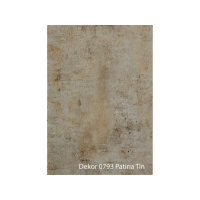 Gartenbank o. Lehne Star  Platte HPL  220 cmFuß  6 x 6 cm Patina Tin 0793