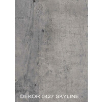 Plattenmuster HPL Dekor 0427 Skyline brauner Kern