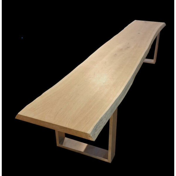 Kufen Bank Garmisch ohne Lehne 180 cm Edelstahl