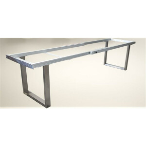 Kufen Ausziehtisch Star 180 x 100 cm-0428S CAVE STRUKTUR-EDELSTAHL