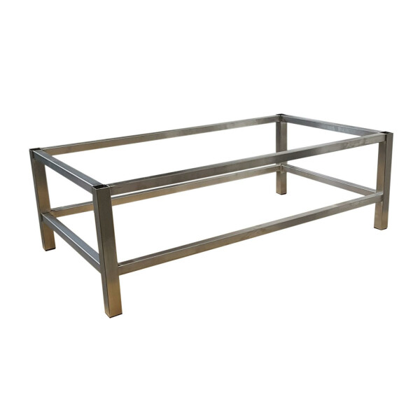Lounge Tischgestell Edelstahl 90 x 90 x 30 cm
