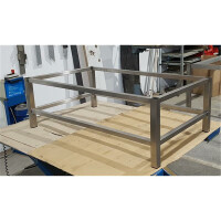 Lounge Tischgestell Edelstahl 90 x 90 x 30 cm