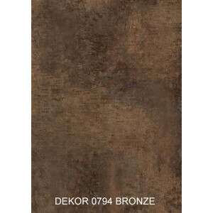 Gartentisch Star Edelstahl |Dekor 120 x 80 cm 5 x 5 cm 0794 Bronze