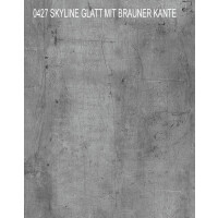 Gartentisch ausziehbar HPL/ Edelstahl 140 x 80 cm-0427 Skyline-Edelstahl