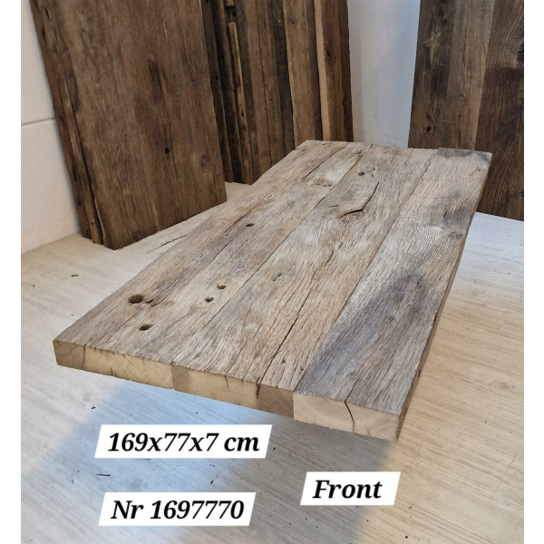 Tischplatte Altholz 169 x 77 cm