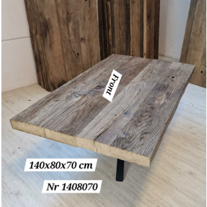 Tischplatte Altholz 140 x 80 cm