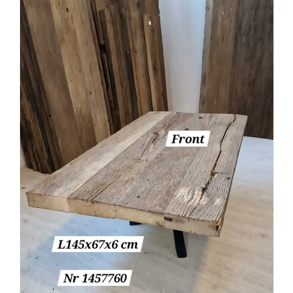 Tischplatte Altholz 145 x 77 cm