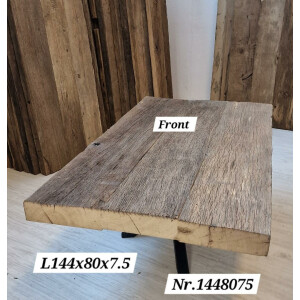 Tischplatte Altholz 144 x 80 cm