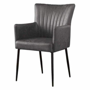 Toledo Armlehnenstuhl - fabric Savannah anthracite