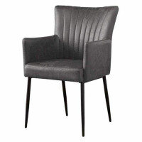 Toledo Armlehnenstuhl - fabric Savannah anthracite