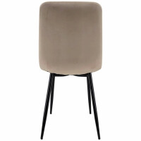 Esszimmerstuhl Jessika  beige Samt