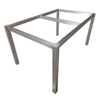 Tischgestell Fuß 5 cm 200 x 100 cm -Edelstahl