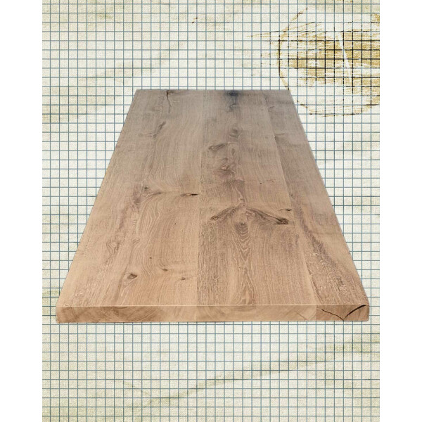 Tischplatte Eiche 70 mm stark