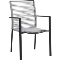 Best Vincenza Diningsessel Aluminium/Rope hellgrau