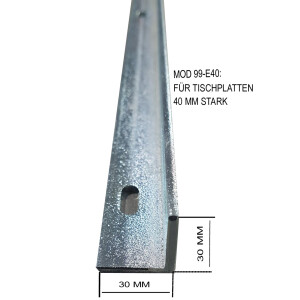 Tischplatte 40 mm Baumkante 230 x 100 cm