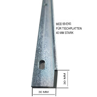 Tischplatte 40 mm Baumkante 230 x 100 cm