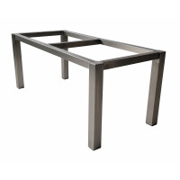 Tischgestell  Edelstahl  260 x 100 cm | Fuß 8 cm