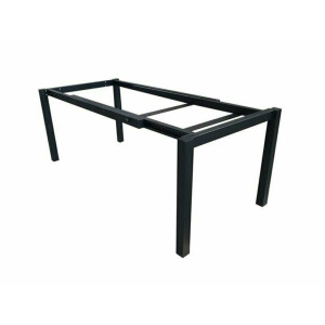 Gartentisch Wien Ausziehbar 160 x 90 cm-Gestell Edelstahl pulverbeschichtet