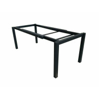 Gartentisch Wien Ausziehbar 160 x 90 cm-Gestell Edelstahl pulverbeschichtet