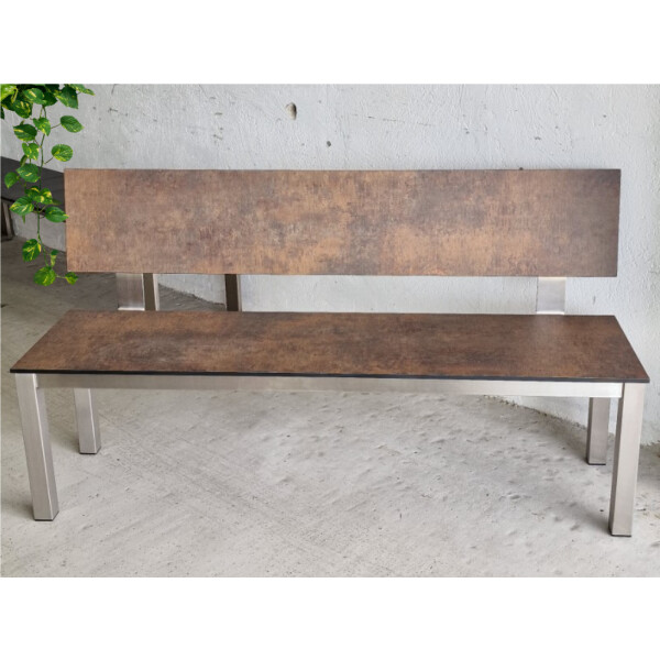 Gartenbank Star Gestell Edelstahl |...