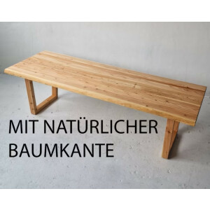 Lärchenholz Gartentisch München 260x 90 x 5 cm
